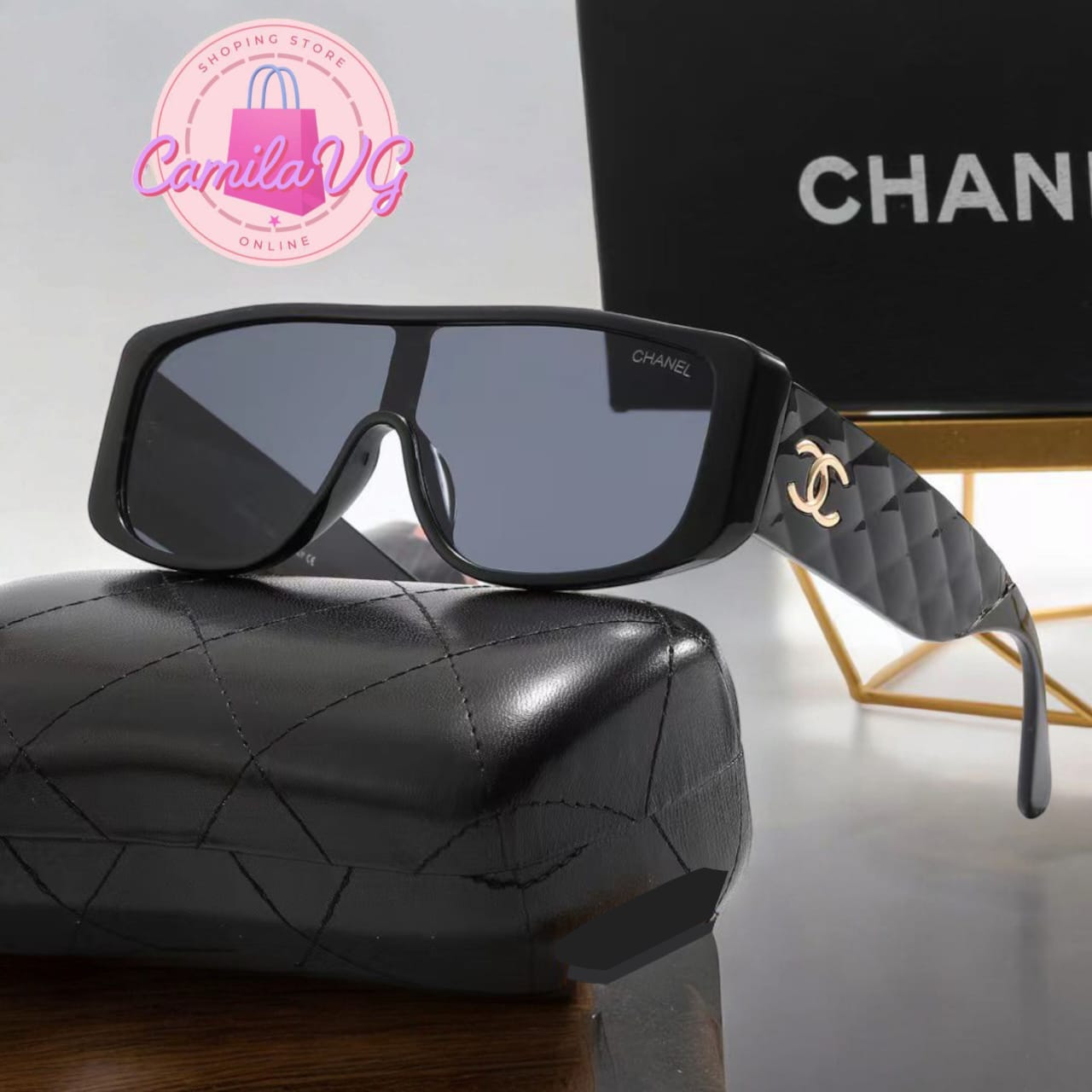 LE12 Lentes de sol Dupe CHANEL  - Camila VG