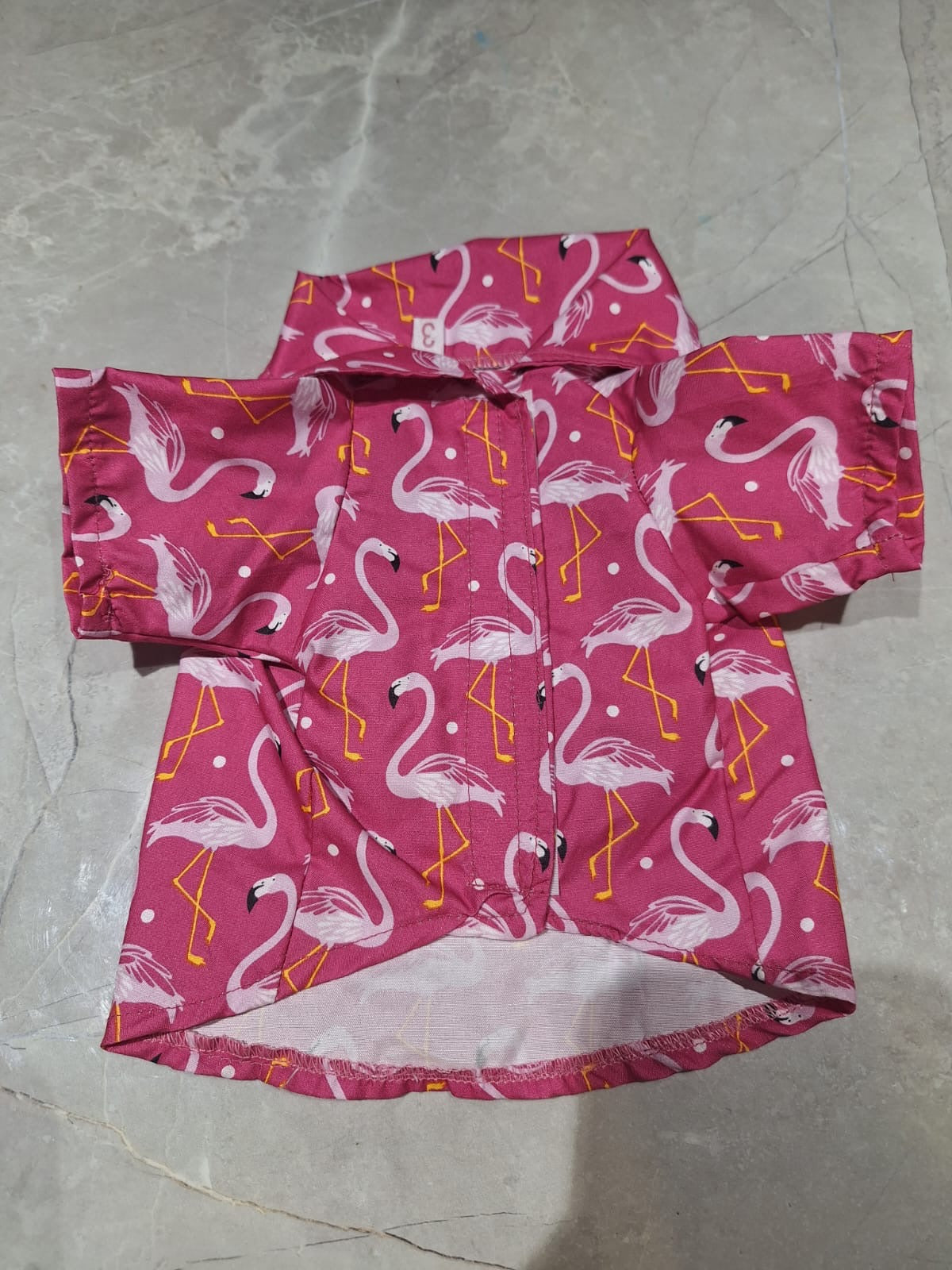 Camisa flamingos 🦩  para mascota