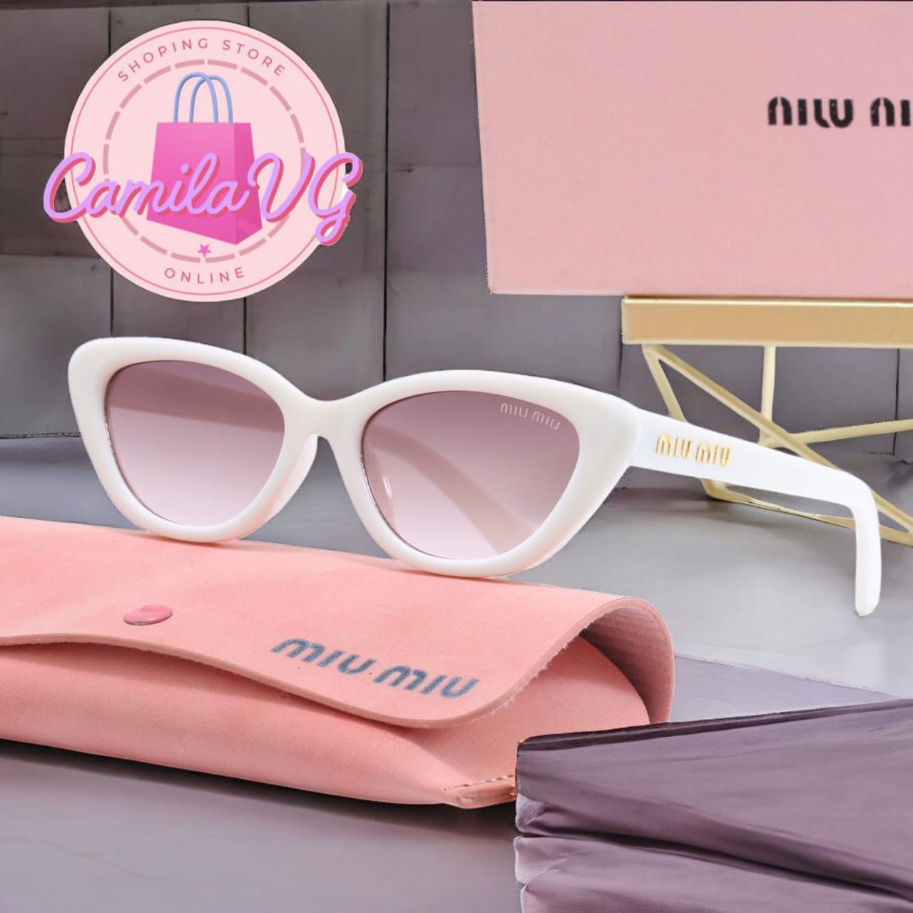 LE08 Lentes de sol Dupe miu miu - Camila VG