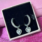 Aretes plata s925 incluye caja