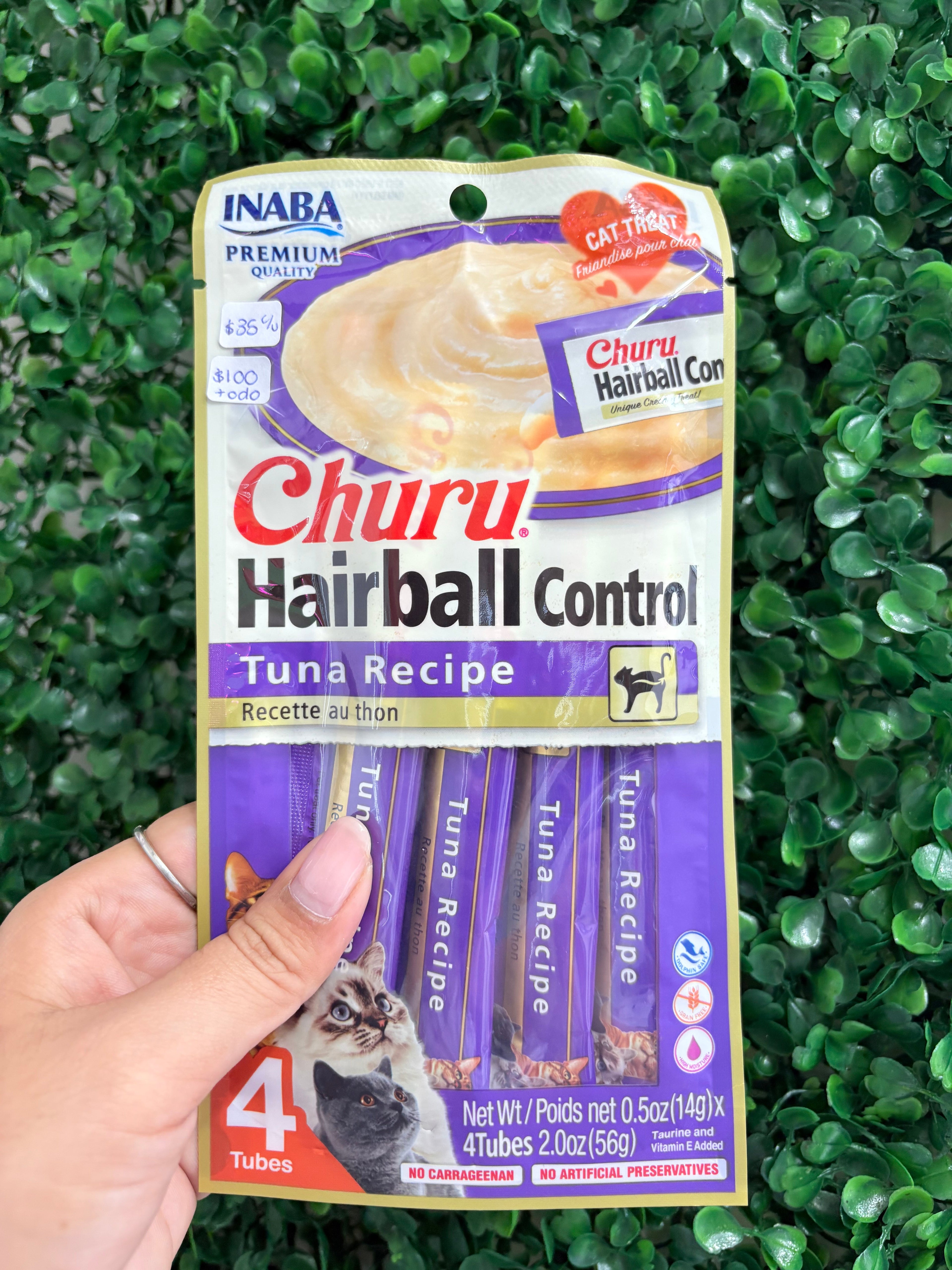 Churu para gato Atún Control bolas de pelo