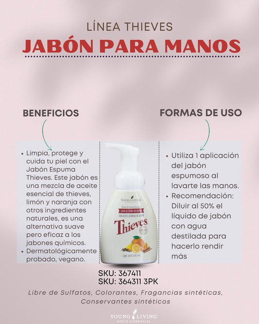 Jabón de manos espumoso