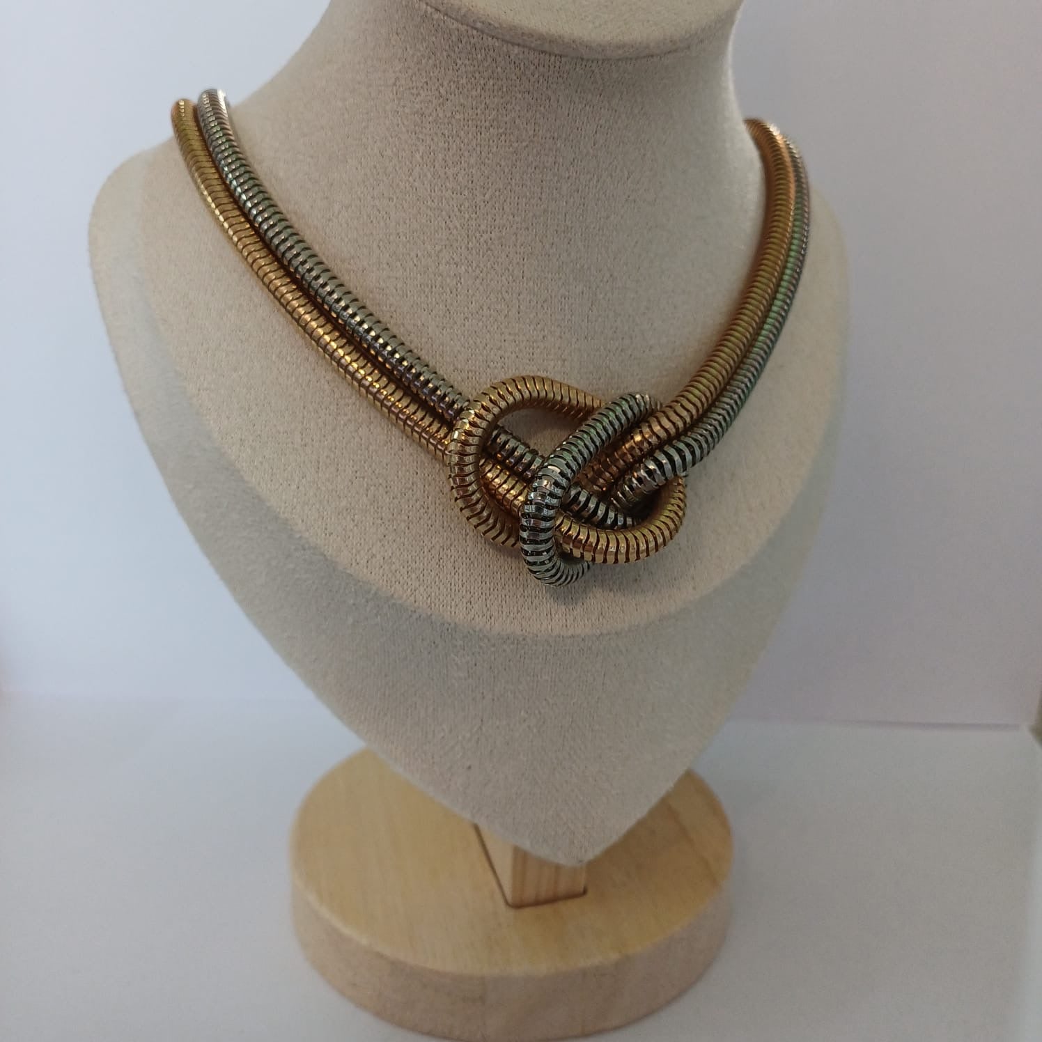 Ac-30 Collar trenzado de acero inoxidable
