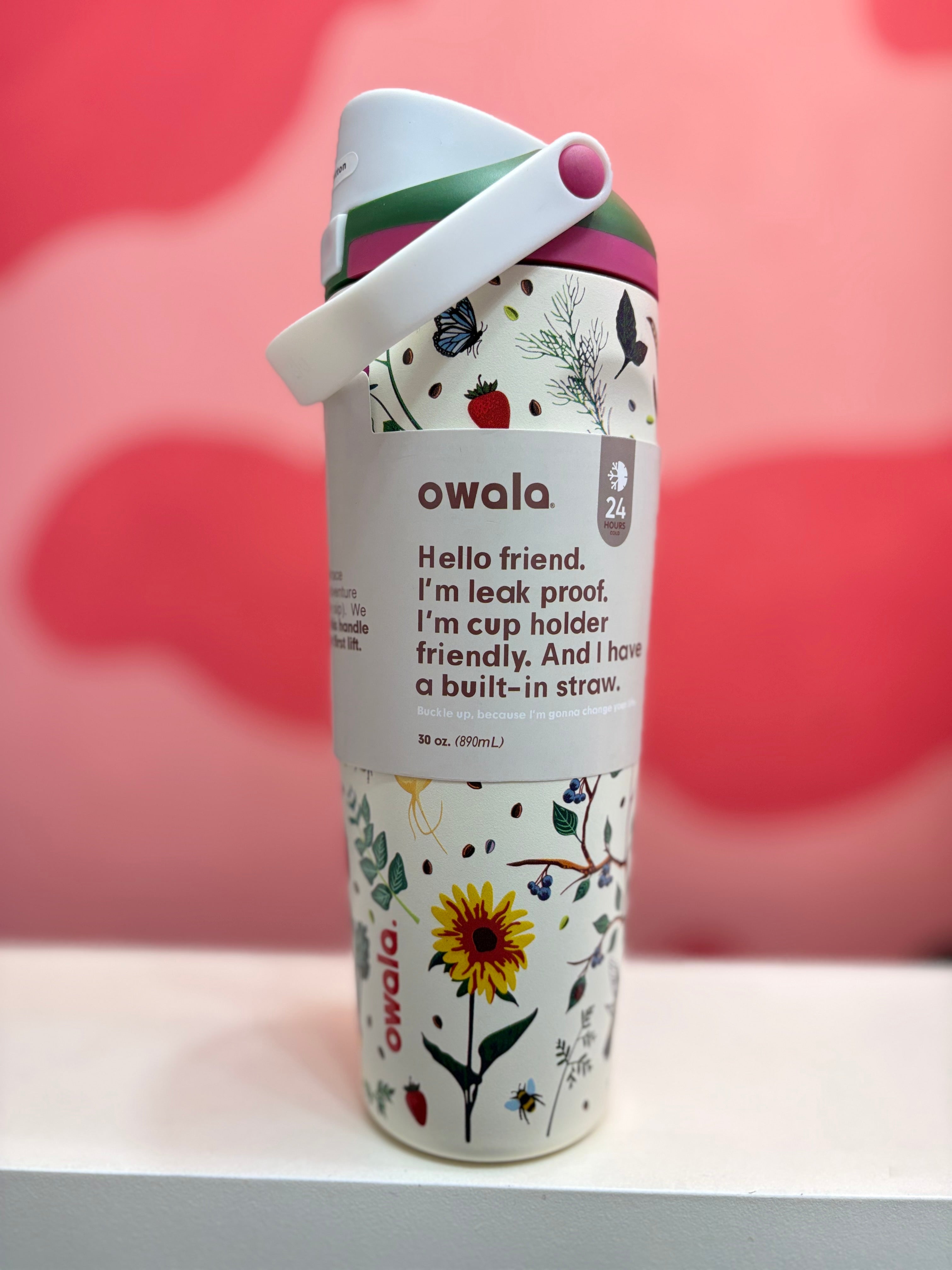 Termo estilo Owala 🩷 30oz. (890ml)