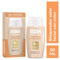 ISDIN Fotoprotector Fusion Water Color Light SPF 50, Protector Solar Facial Uso Diario, Textura Ultraligera, 50ml