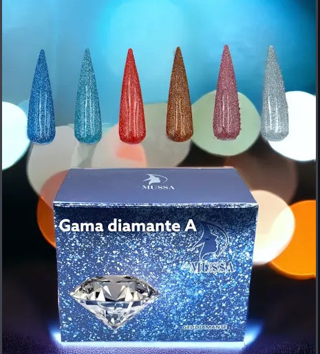 21001 Gama con 6 geles Mussa Diamante