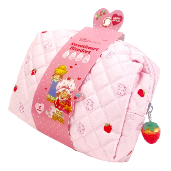 COSMETIQUERA "STRAWBERRY SHORTCAKE" CON 4 ESPONJAS DE MAQUILLAJE SS45954 - CELAVI