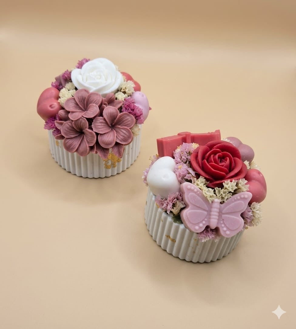 Bouquet decorativo aromático tipo joyero  Aroma sorpresa