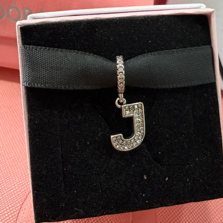 CHP203 Charm colgante letra del alfabeto.