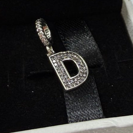 CHP203 Charm colgante letra del alfabeto.