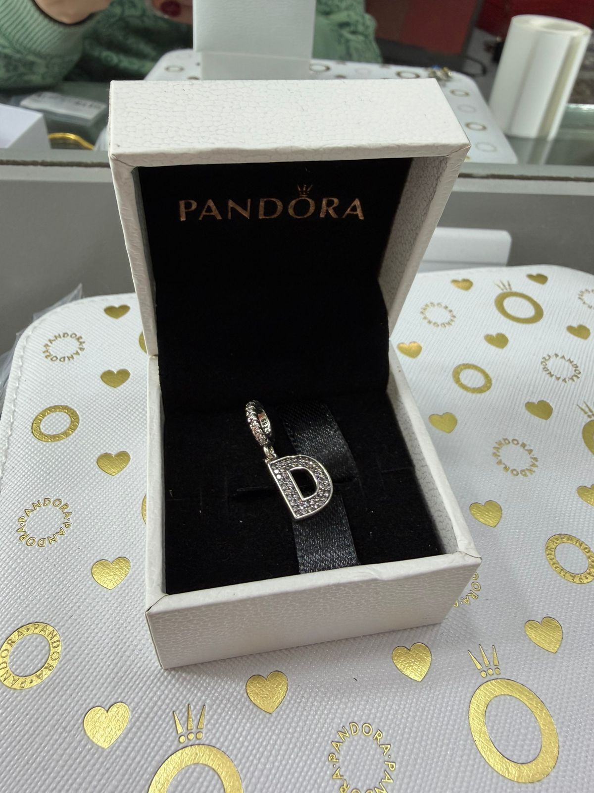 CHP249 Charm colgante letra del alfabeto.