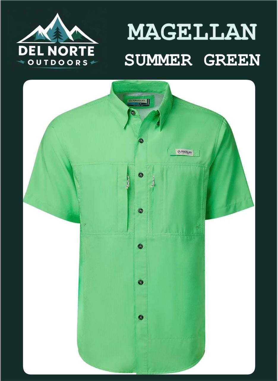 Camisa Magellan Modelo Aransas Manga Corta Talla L