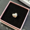 CHP253 Charm corazón brillos ✨