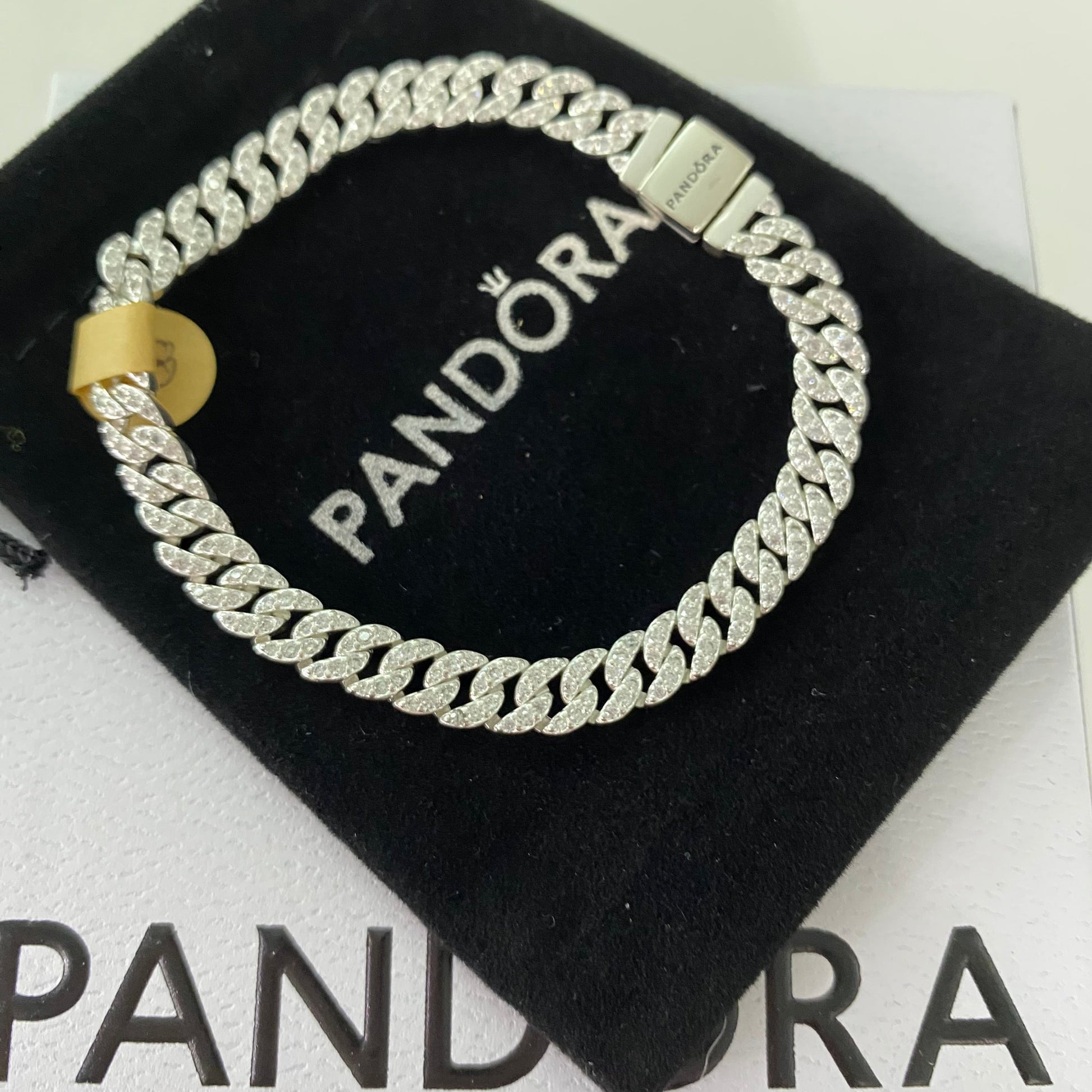 Brazalete estilo cubana - Chapa de Plata