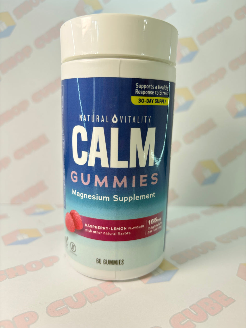 CALM Gomitas de magnesio, 60 gomitas (82,5 mg por gomita)
