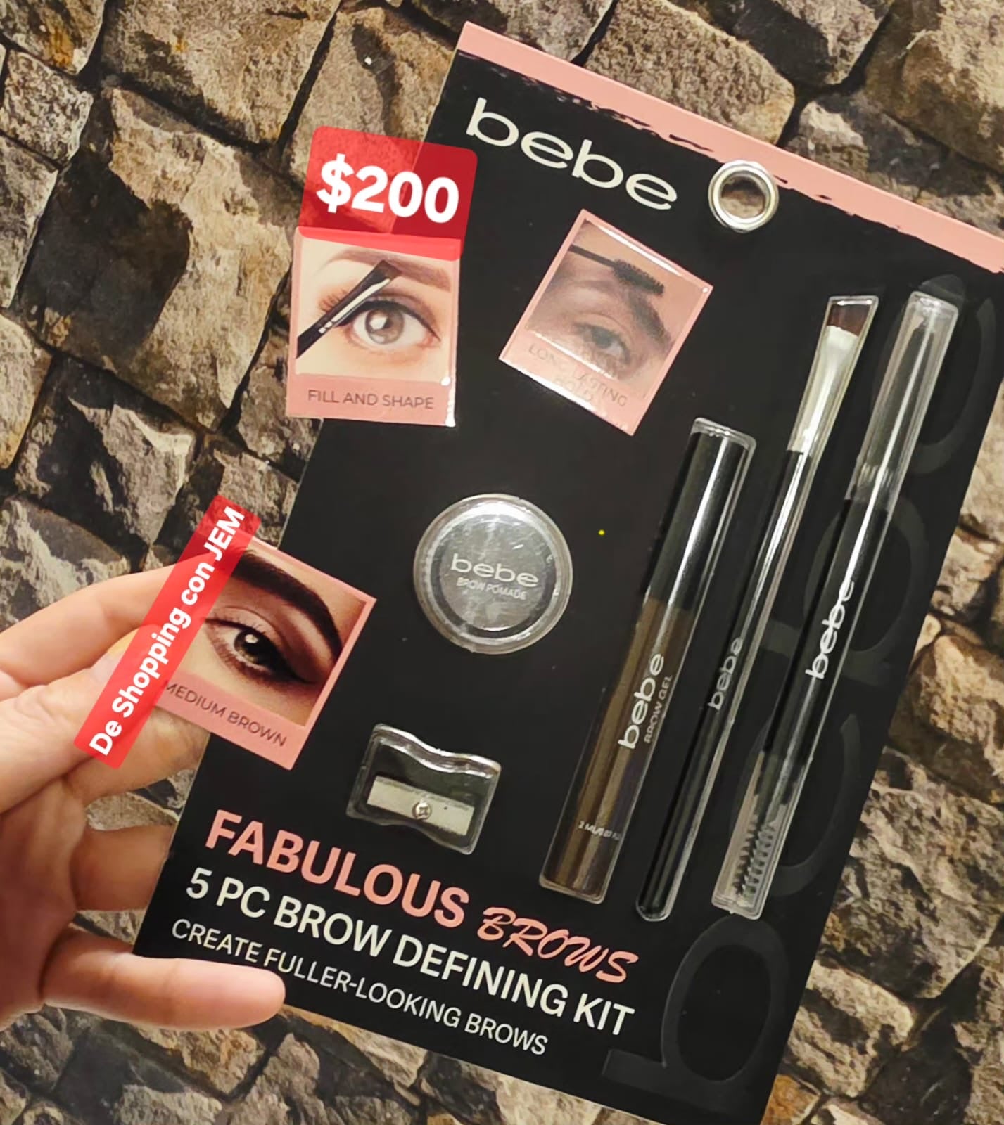 Set cejas bebe