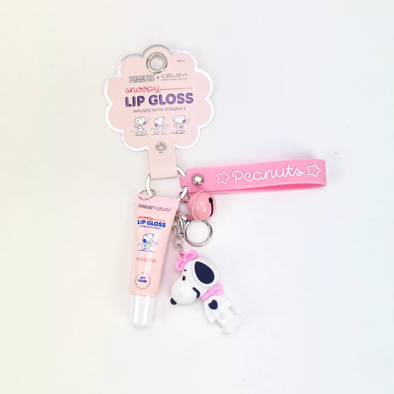 LIP GLOSS LLAVERO PEANUTS X CELAVI