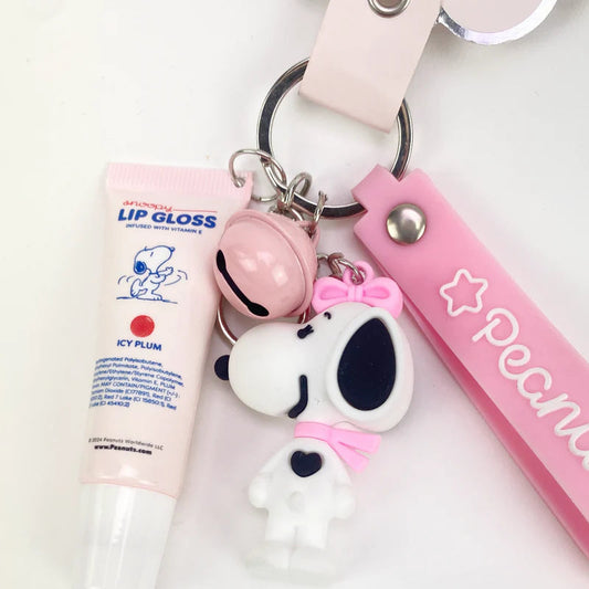 LIP GLOSS LLAVERO PEANUTS X CELAVI