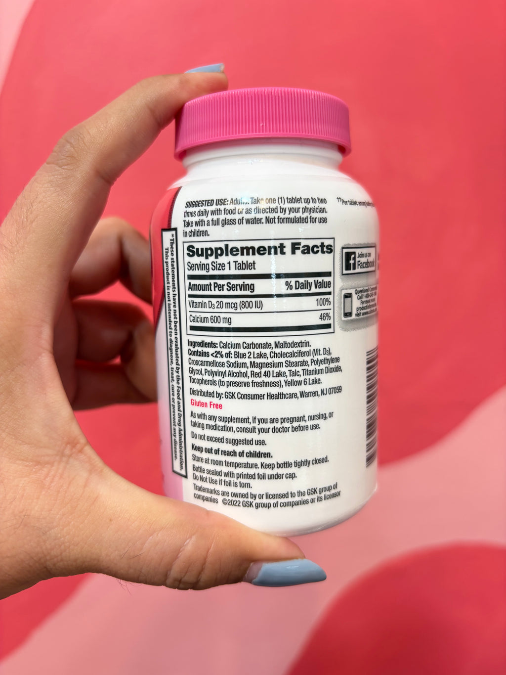 Caltrate 600 Plus D3 Bone Strength -- 120 Tablets