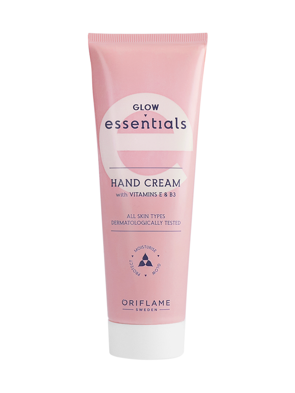 Crema para Manos Aclaradora con Vitaminas E y B3 Glow Essentials