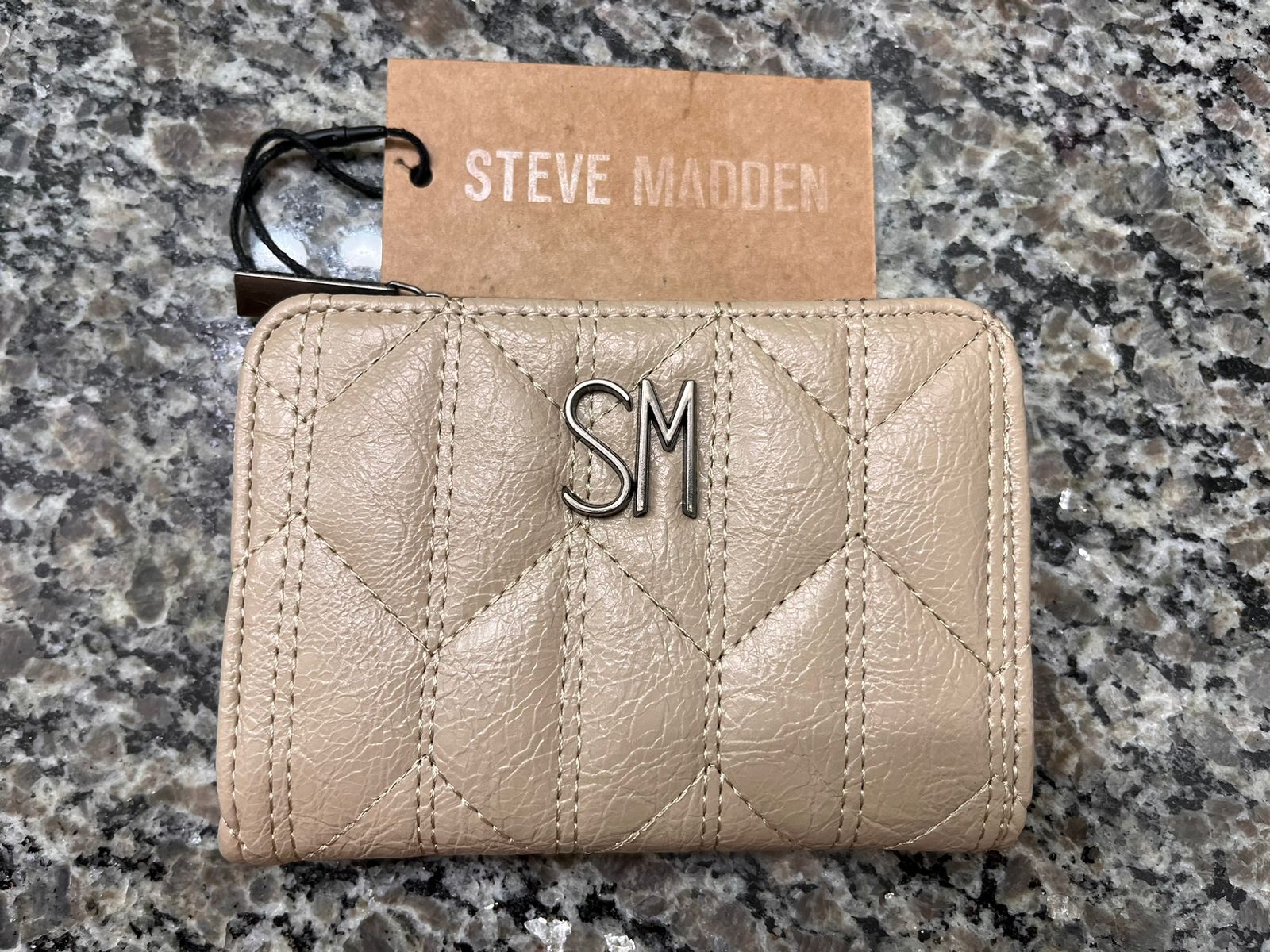 Cartera Steve Madden beige