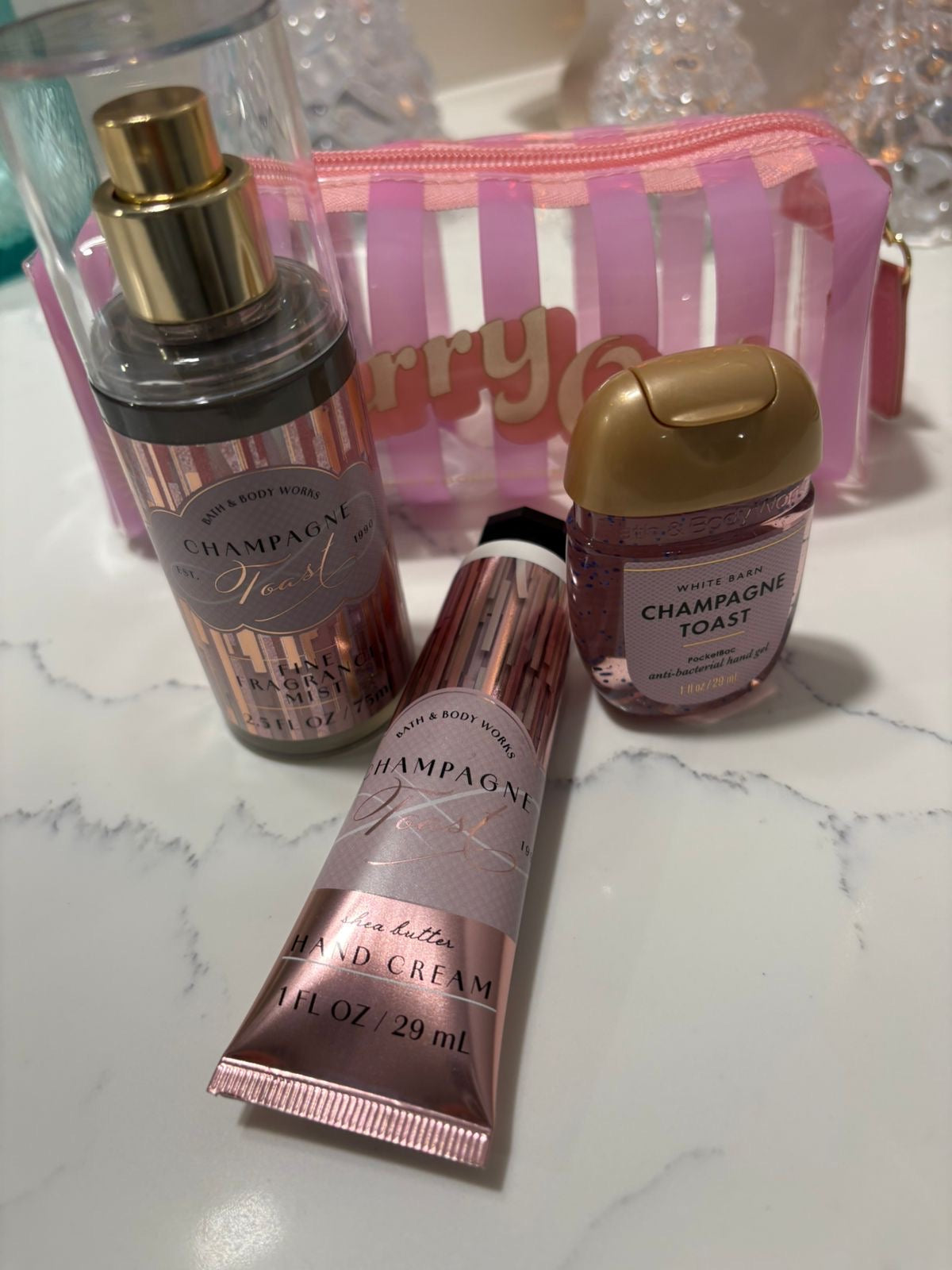Set mini 3pz Champagne Toast 🩷 Bath&Body Works