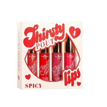 SET BRILLO THIRSTY POUT 4 Spicy - Italia Deluxe
