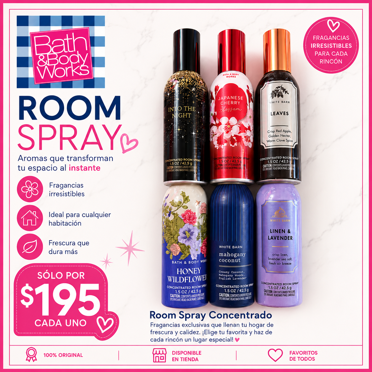 Aromatizante Bath&BodyWorks