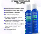 20998 Kit Shampoo y tratamiento Nefertiti para matizar cabellos rubios 300ml c/u