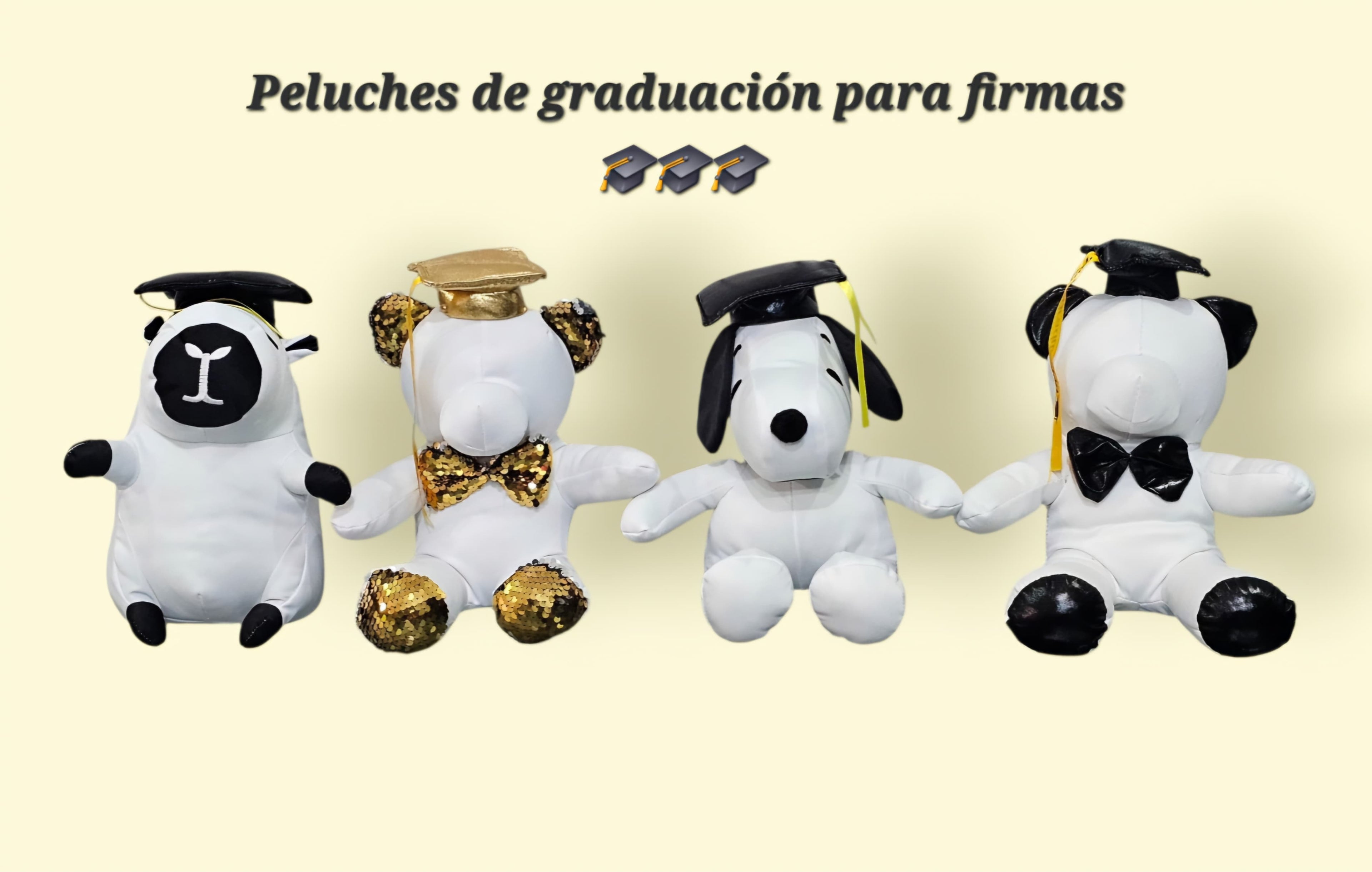 Peluche de Graduación para Firmas 👨‍🎓