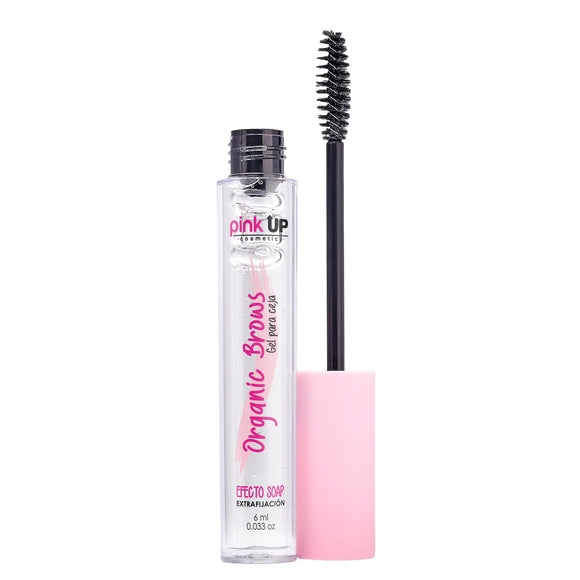 Organic Brows, gel para cejas de extra fijación, efecto jabón.