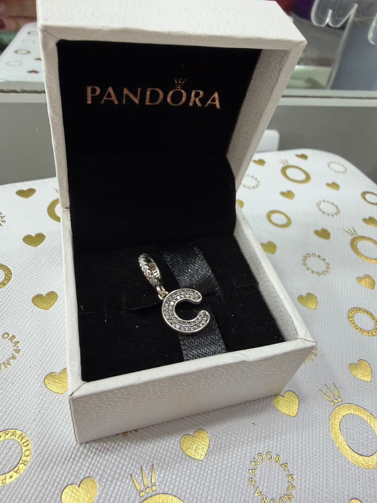 CHP249 Charm colgante letra del alfabeto.