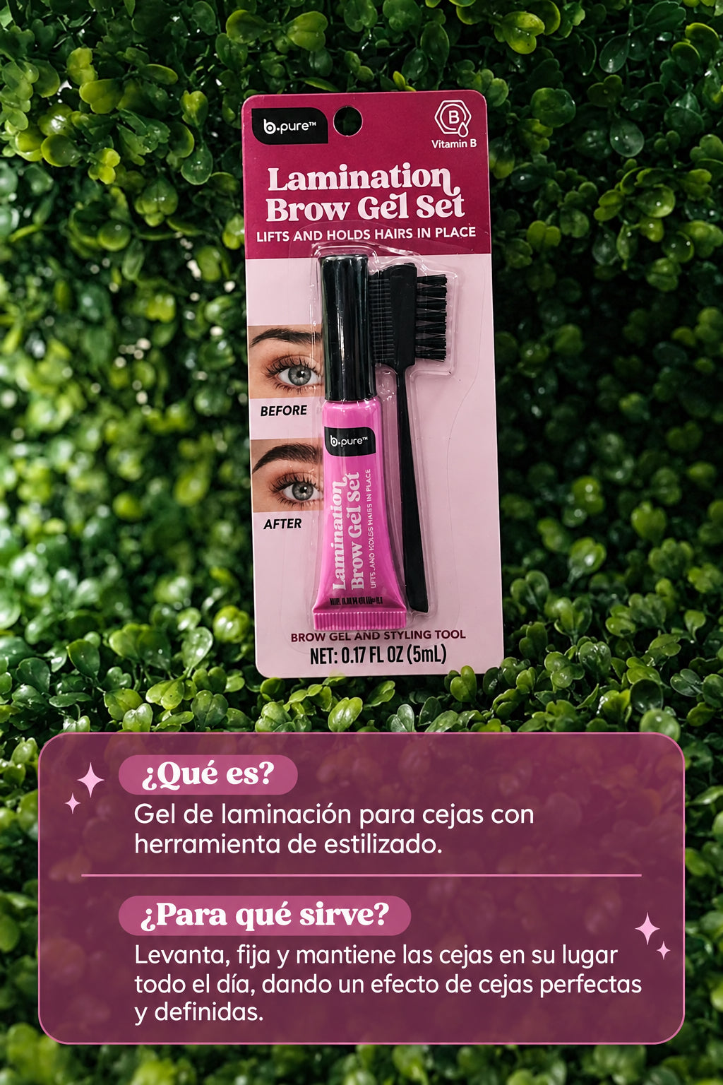 1461 B Pure Lamination Brow Gel Set