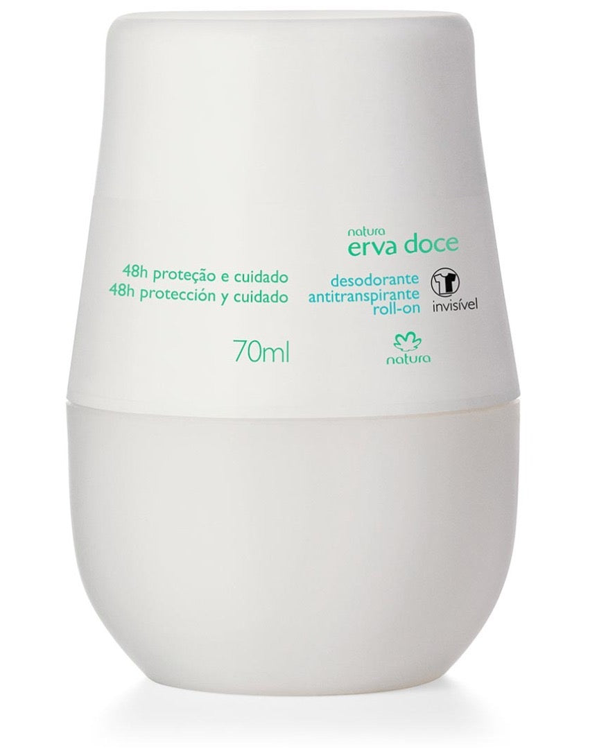 Desodorante antimanchas roll on clásico Erva Doce - 70 ml - Erva Doce