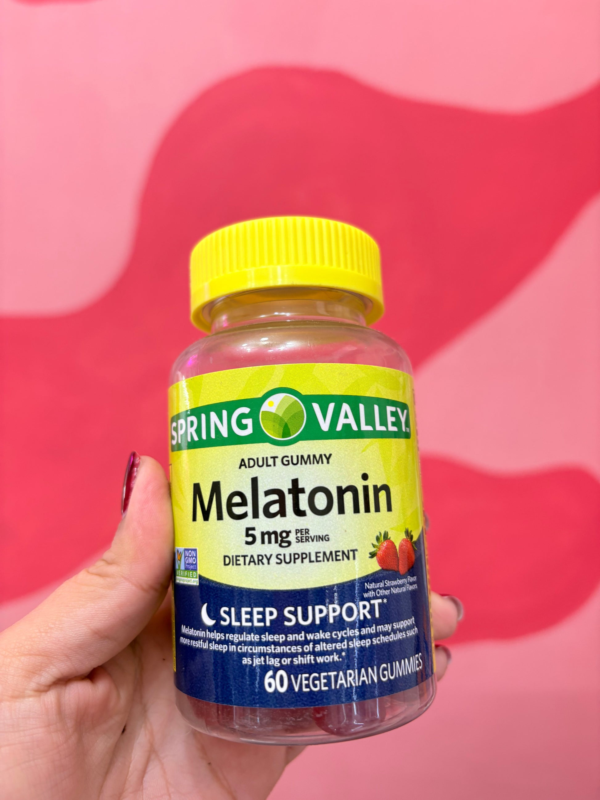 Spring Valley Melatonina Para Adultos 5mg / 60 Gomitas