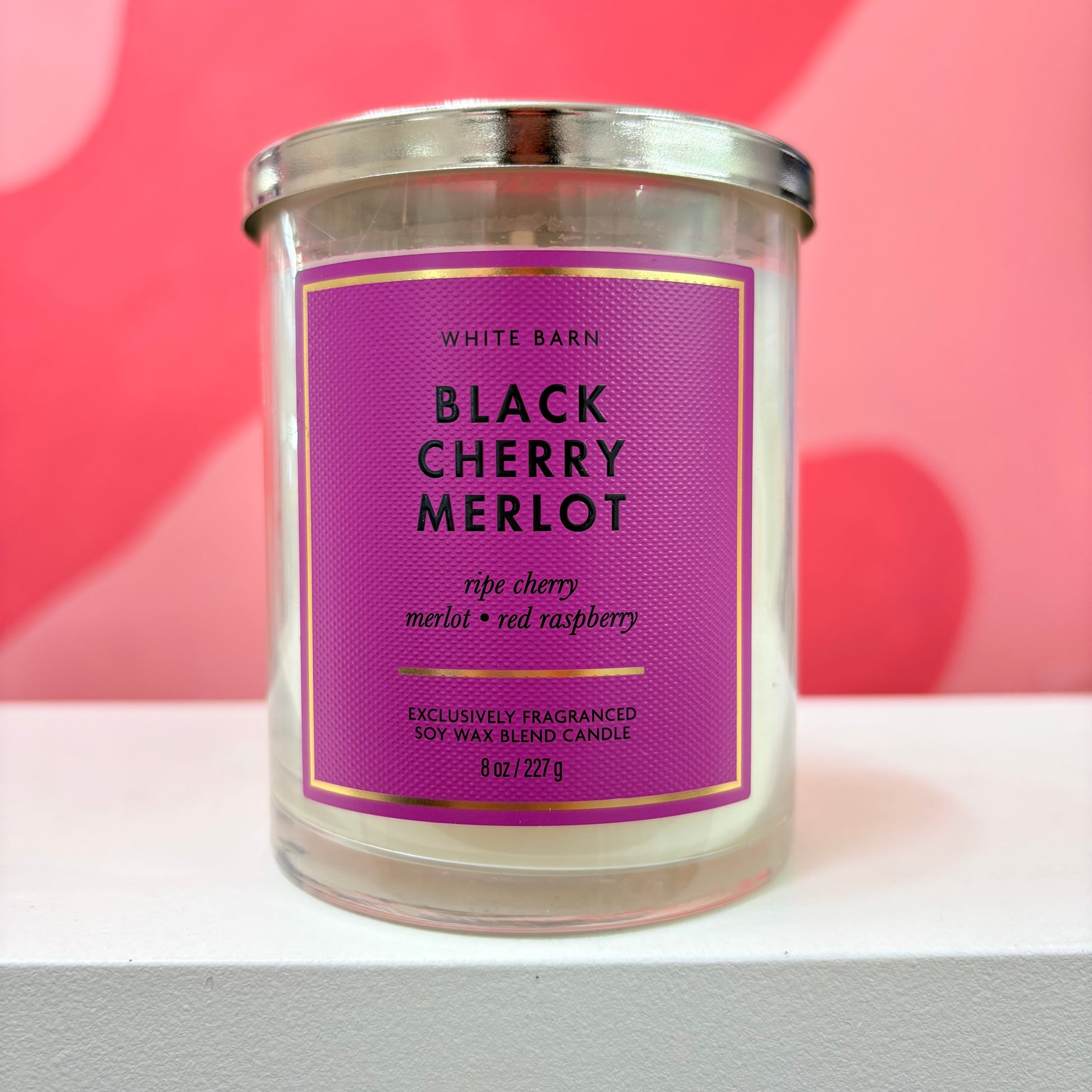 BATH&BODY WORKS | Vela 8oz BLACK CHERRY MERLOT