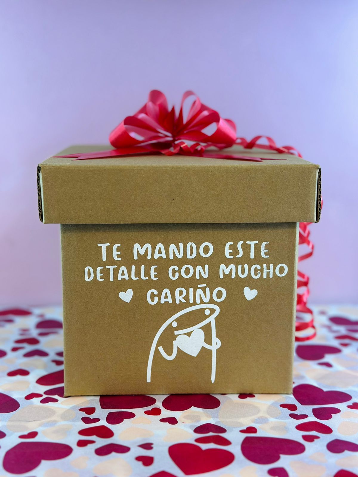 Caja 15x15x15 “Te mando este detalle con mucho cariño”❤️