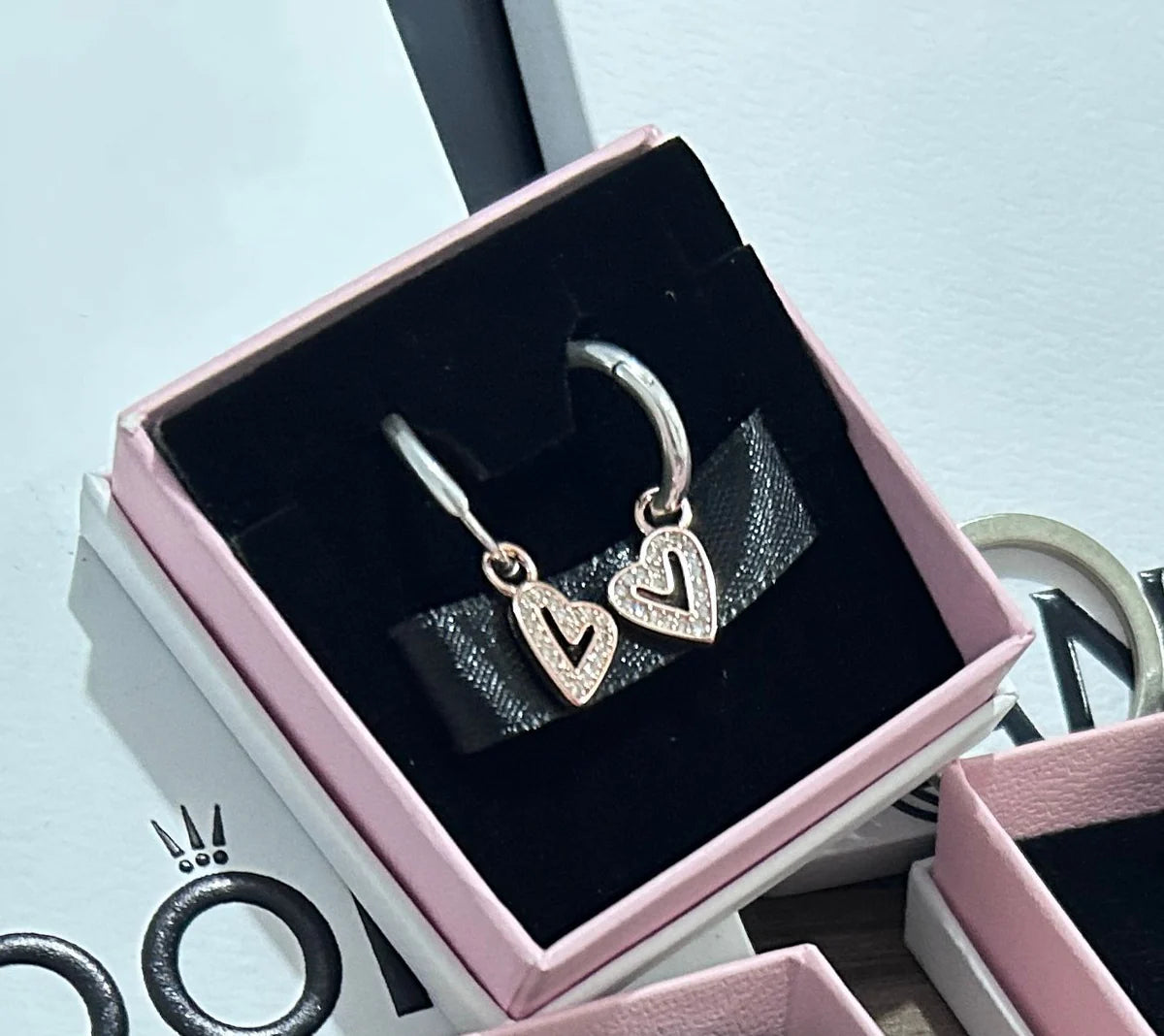 Aretes plata s925 incluye caja