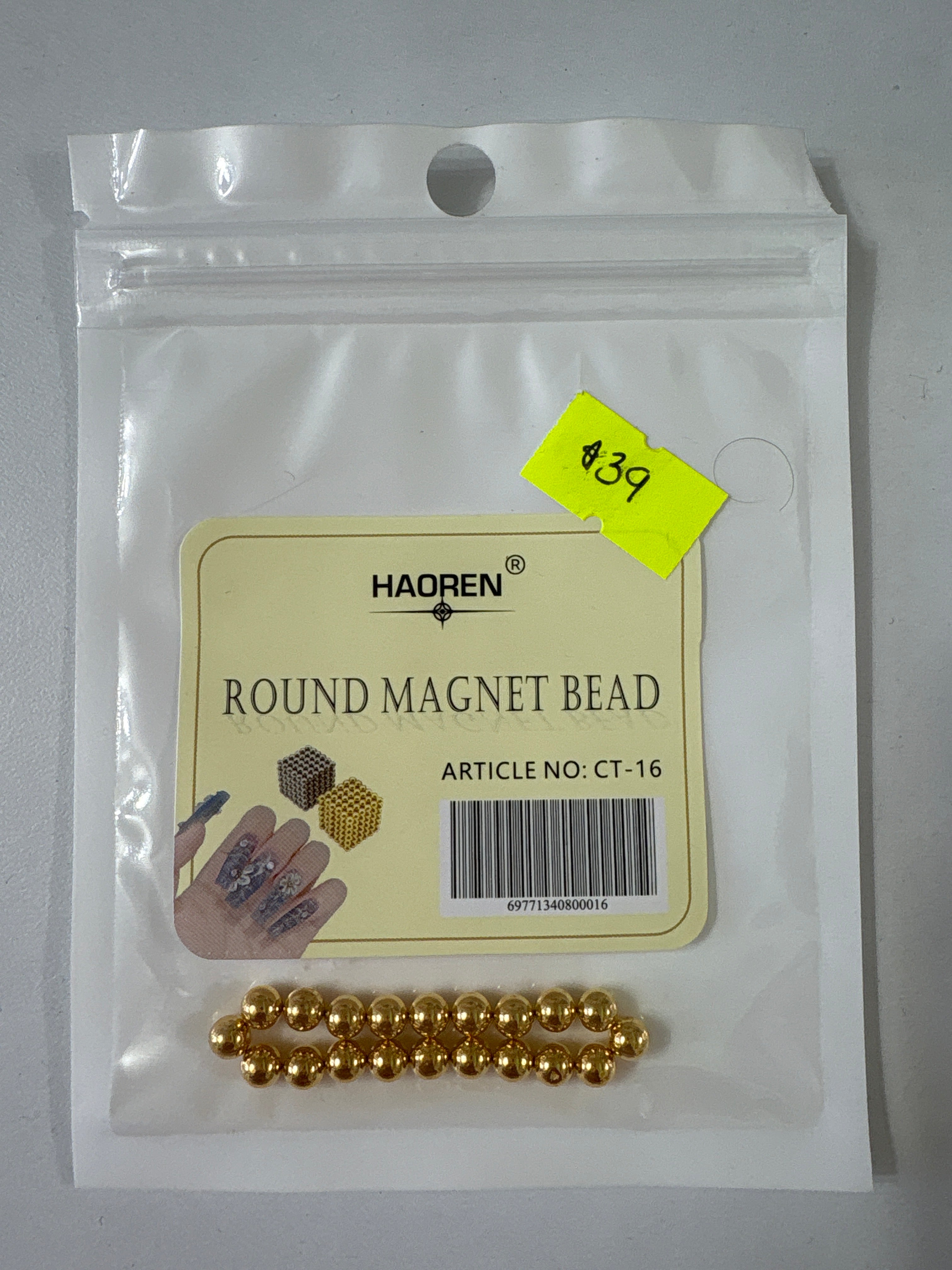 20952 Round magnet bead