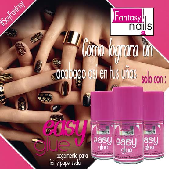 21031 EASY GLUE PEGAMENTO SEDAS / FOIL  FANTASY NAILS