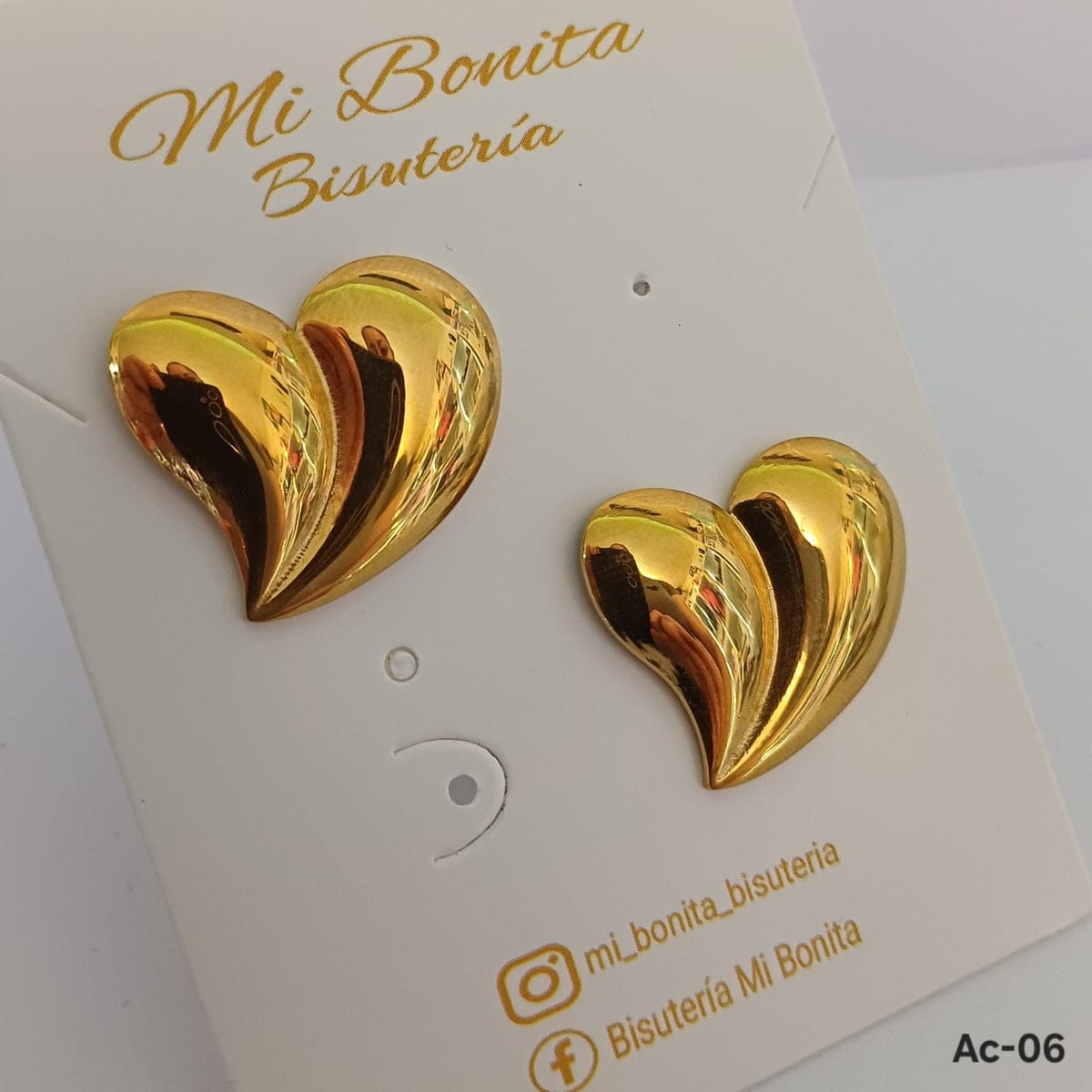 Mb-02 Aretes Acero inoxidable Seleccionar opciones