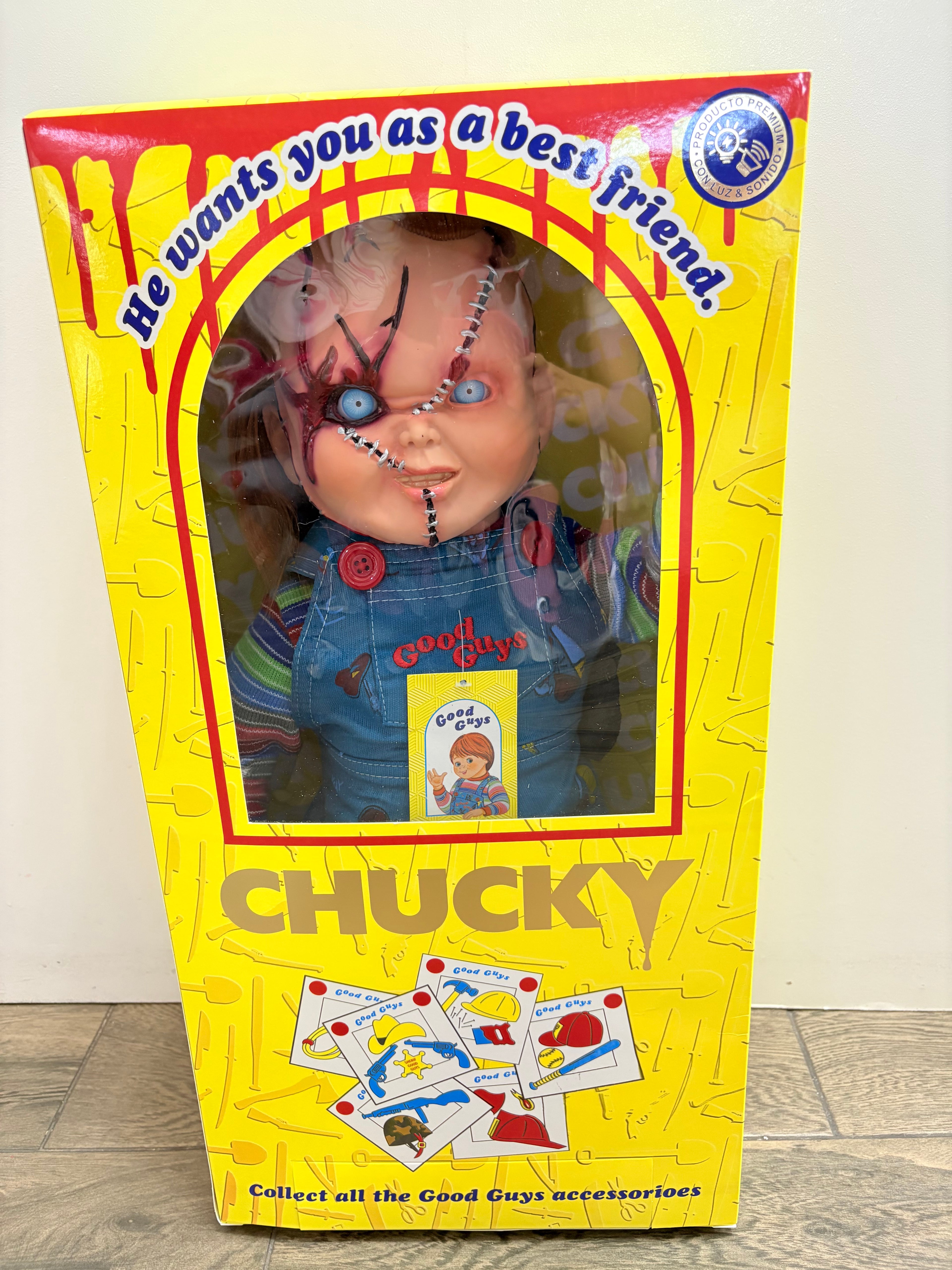 Muñeco Chucky Pocket 55cm Vinil Incluye caja