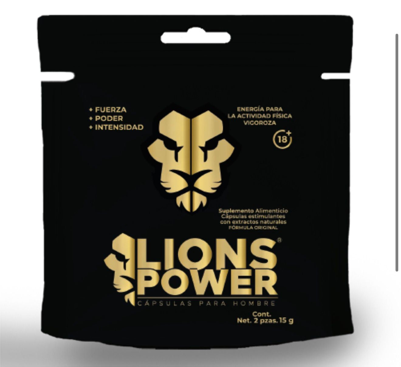 Cápsula para caballero Lions Power