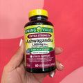 Ashwagandha Root Powder 1,300mg Spring Valley 60 capsulas