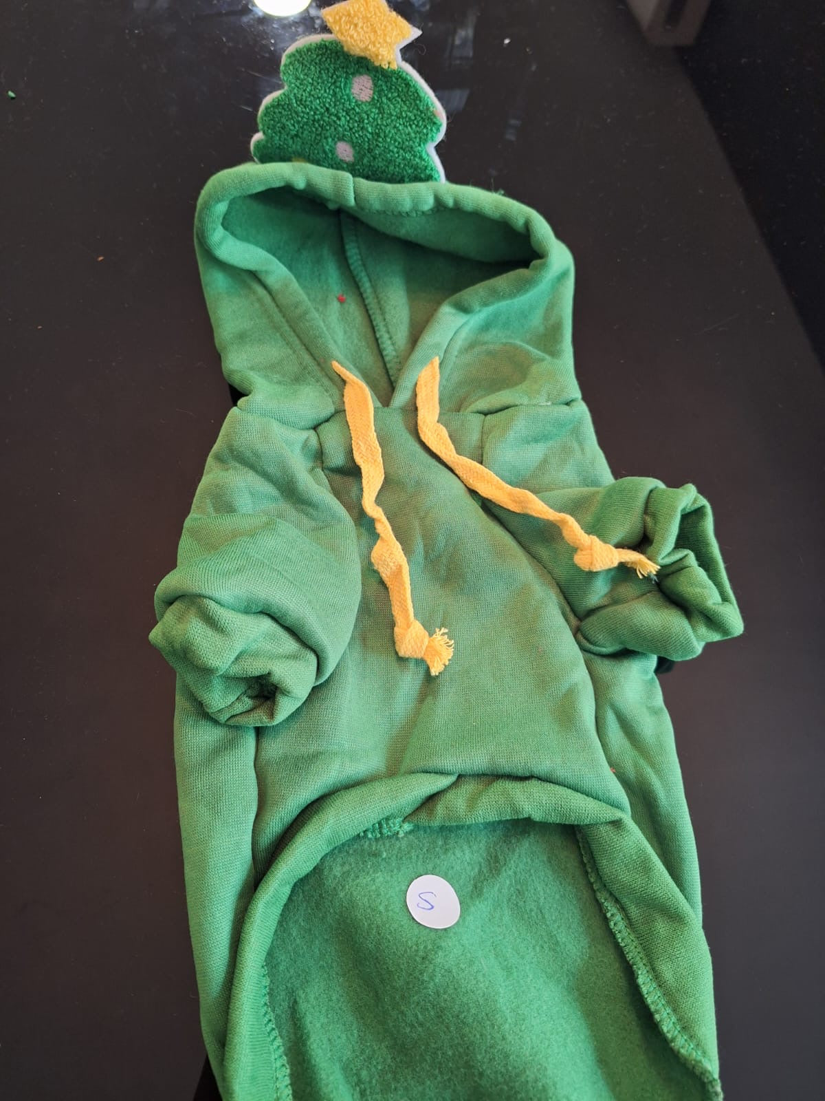 Traje para mascota Verde