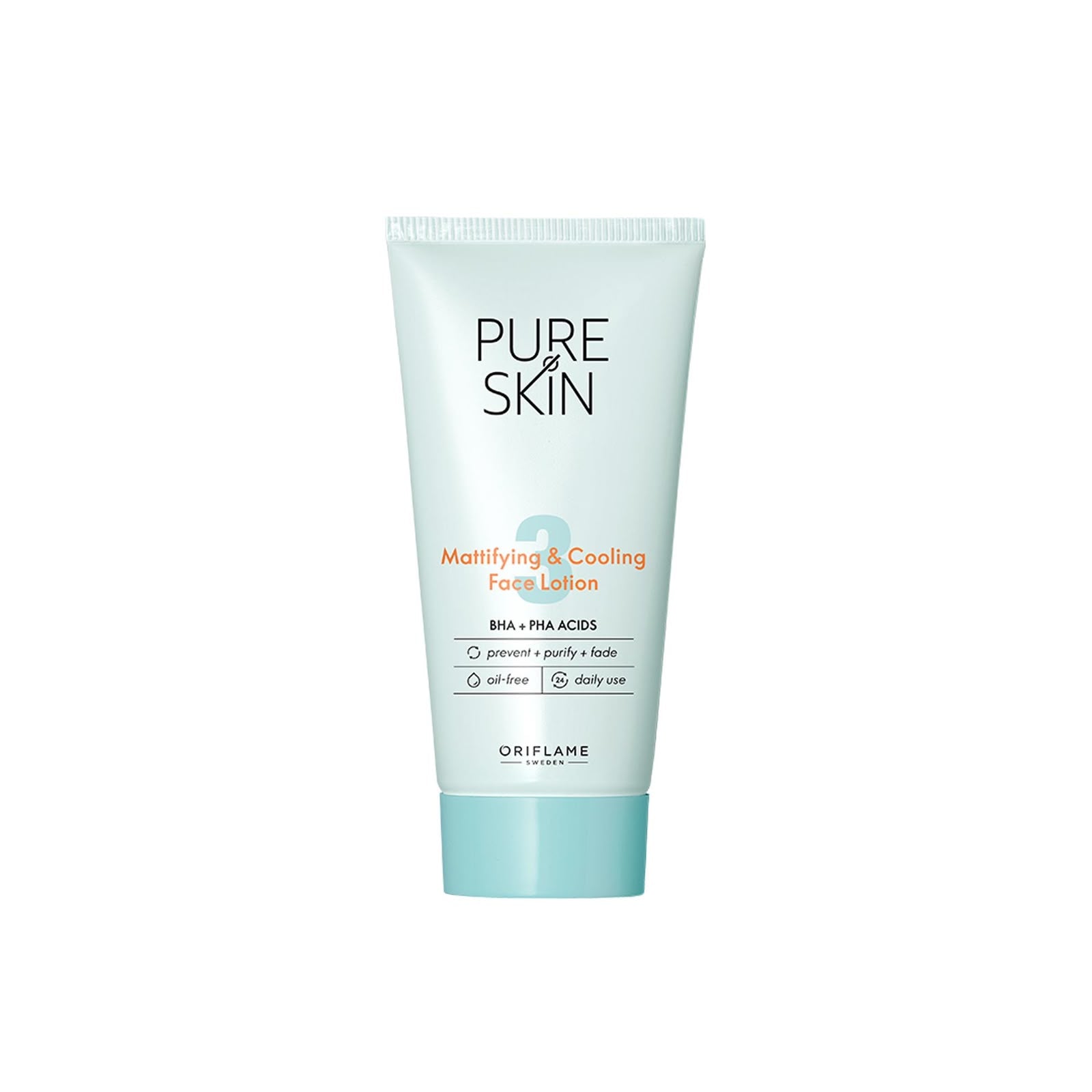 Crema Facial Matificante y Refrescante Pure Skin.