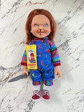 Muñeco Chucky 40cm Gota de Sangre Vinil Incluye caja