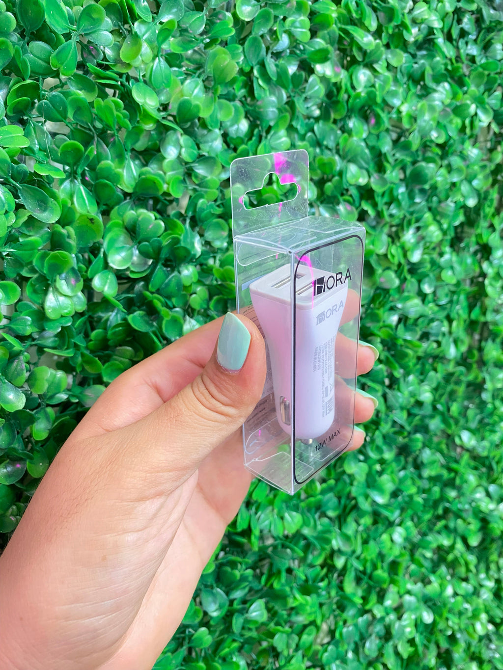 Cargador para auto USB 12W Max