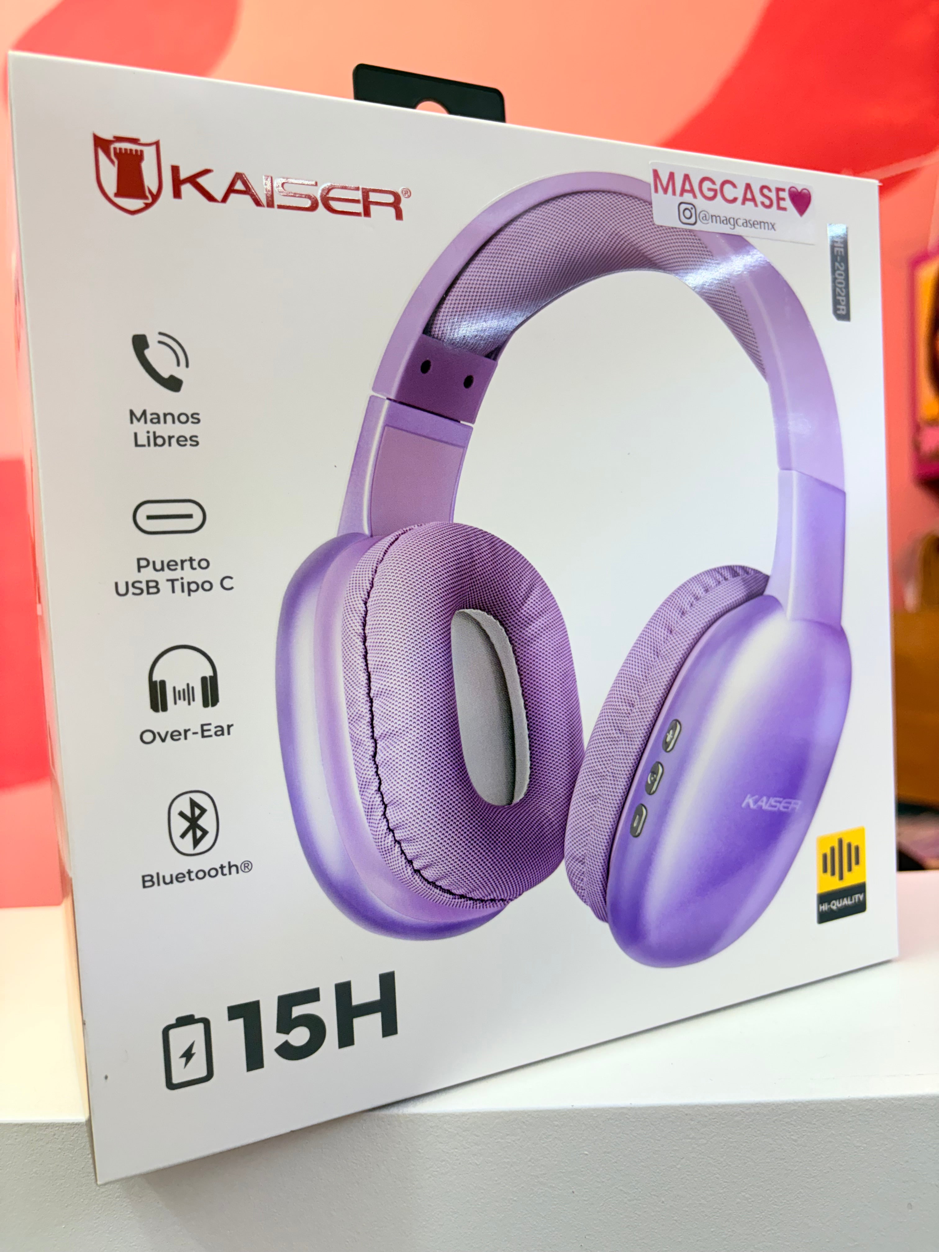 Audífonos Bluetooth de Diadema Kaiser