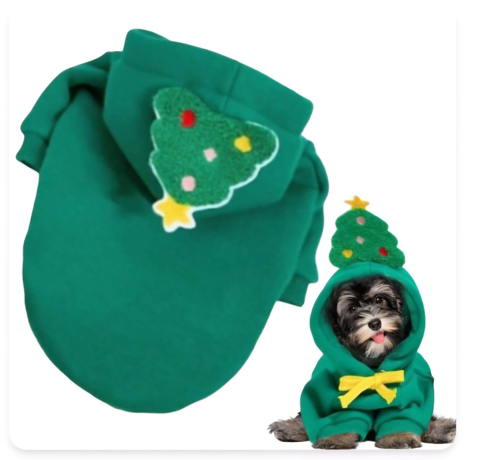 Traje para mascota Verde
